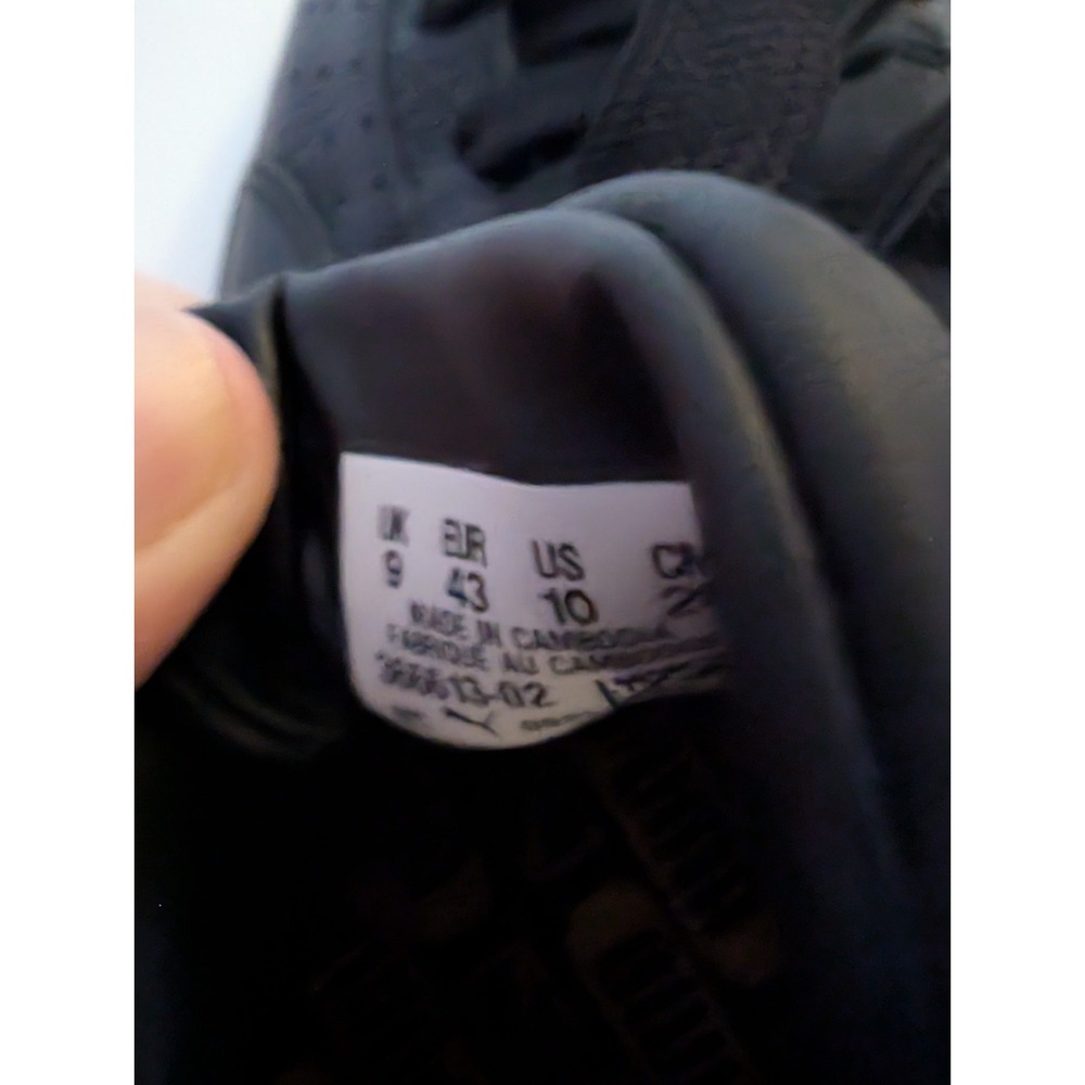 Men's Size 10 - Puma GV Special Black Leather Shoes in Excellent Condition. - Picture 5 of 6